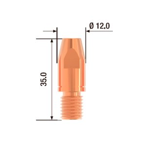 FUBAG Контактный наконечник M10х35 мм CuCrZr D=1.4 мм (25 шт.) в Архангельске фото