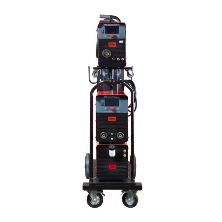 FUBAG Сварочный полуавтомат XMIG 500T DW PULSE + Подающий механизм DRIVE XMIG DW PULSE  + Горелка FB 550W 3m + Блок жидкостного охлаждения Cool XMIG + Шланг-пакет 5 метров 95мм2 14 pol с жидкостным охлаждением + Тележка  в Архангельске фото