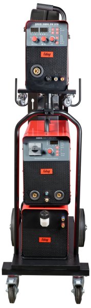 Сварочный полуавтомат INMIG 500T DW SYN + Подающий механизм DRIVE INMIG DW SYN + Шланг-пакет 5 м + Горелка FB 500 3 м + Блок жидкостного охлаждения + Тележка в Архангельске фото
