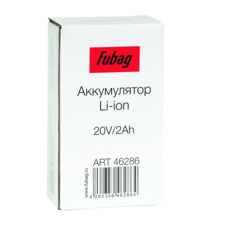 Аккумуляторная батарея FLI5S1P1202 Li-ion к бензиновым газонокосилкам FUBAG с электростартером и минирайдеру (20V/2Ah) в Архангельске фото