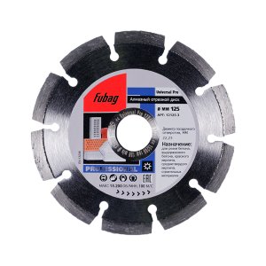 Алмазный отрезной диск FUBAG Universal Pro диам. 125/22.2 в Архангельске фото