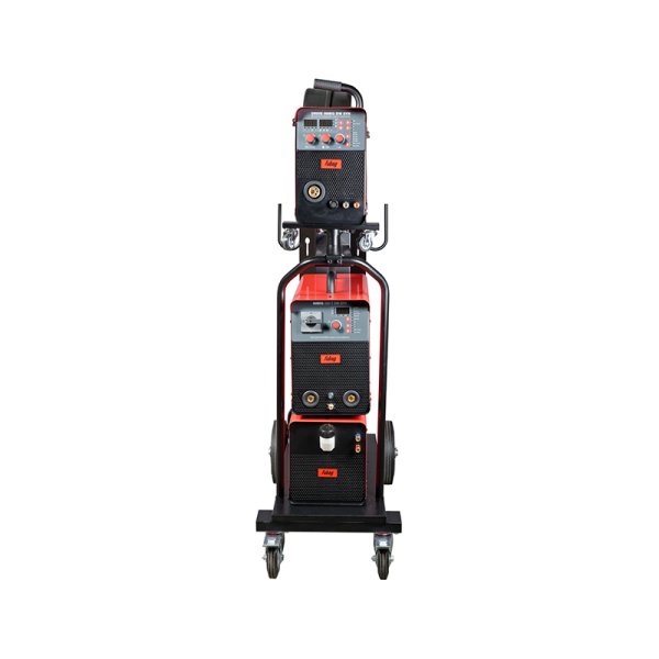 Полуавтомат сварочный FUBAG INMIG 500T DW SYN + подающий механизм DRIVE INMIG DW SYN + шланг-пакет 5 метров 70 мм2 14 pol с жидкостным охлаждением для INMIG 500T DW SYN + горелка FB 500 3m + блок жидкостного охлаждения Cool 70 + тележка для аппаратов в Архангельске фото