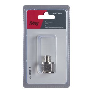 FUBAG Переходник 1/4 дюйма M на 1/2 дюйма F, блистер 1 шт в Архангельске фото