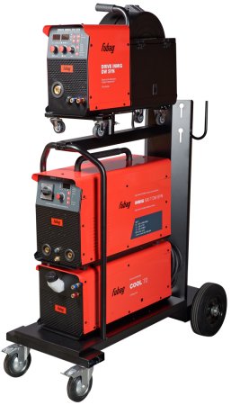 Сварочный полуавтомат INMIG 500T DW SYN + Подающий механизм DRIVE INMIG DW SYN + Шланг-пакет 5 м + Горелка FB 500 3 м + Блок жидкостного охлаждения + Тележка в Архангельске фото