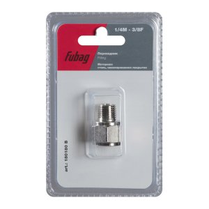 FUBAG Переходник 1/4 дюйма M на 3/8 дюйма F, блистер 1 шт в Архангельске фото