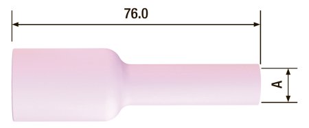 FUBAG Сопло керамическое для газовой линзы №6L ф10 FB TIG 17-18-26 (2 шт.) в Архангельске фото